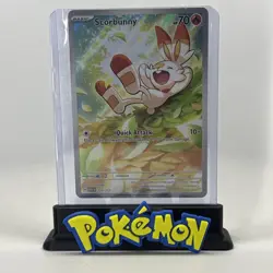 Pokemon TCG Scorbunny 225/217 Ascended Heroes Full Art English Pack Fresh - Image 1