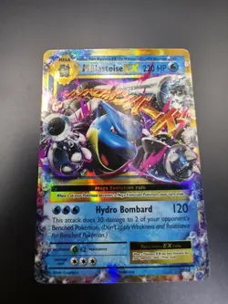 Pokemon XY Evolutions Mega Blastoise EX Holo #22/108 Pokemon TCG 2016 Card LP - Image 1