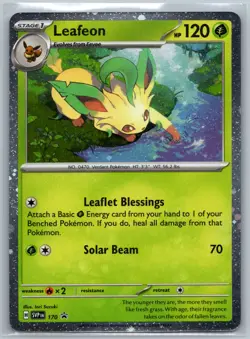 Pokemon Scarlet and Violet Promo SVP 170 - Leafeon - (Cosmos Holo) - Image 1