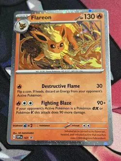 Flareon 167 Vaporeon 168 Jolteon 169 SVP Promos Prismatic Evolutions Pokemon NM - Image 1