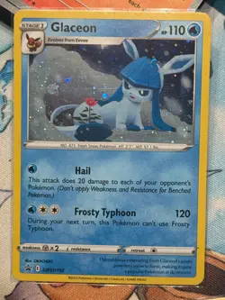 Glaceon SWSH192 Brilliant Stars Black Star Promo Mint Pokemon Card - Image 1