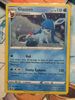 Glaceon SWSH192 Brilliant Stars Black Star Promo Mint Pokemon Card - Image 2
