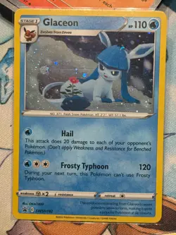 Glaceon SWSH192 Brilliant Stars Black Star Promo Mint Pokemon Card - Image 3