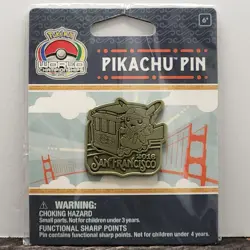 Pokemon 2016 World Championships San Francisco Exclusive Competitor Pin SEALED - Image 1