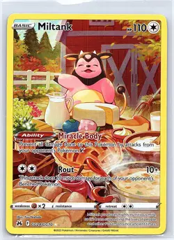MILTANK GG24/GG70 HOLO CROWN ZENITH GALARIAN GALLERY POKEMON NM/M - Image 1