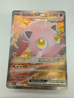 Pokemon TCG Scream Tail EX Scarlet & Violet Twilight Masquerade 197/167 NM - Image 1
