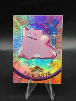 2000 Pokemon Topps Tv Animation Edition Series Ditto #132 Rainbow Foil NM IK3 - Image 1
