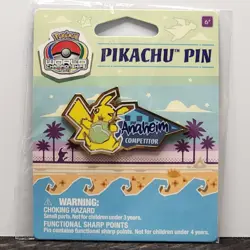 Pokemon 2017 World Championships Anaheim Exclusive Competitor Pin SEALED - Image 1