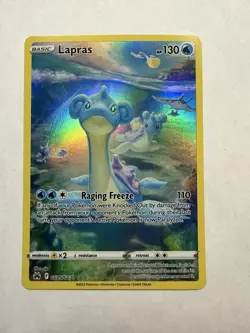 Pokemon TCG Crown Zenith: Galatian Gallery Lapras #GG05 - Image 1