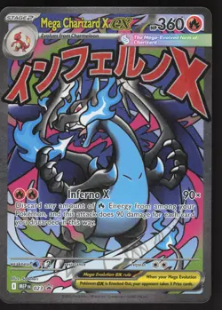 Pokemon Mega Charizard X ex Promo 023 ME: Mega Evolution Promo Holofoil NM - Image 1