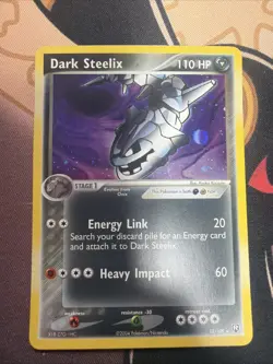 Dark Steelix 10/109 Holo Pokemon EX Team Rocket Returns NM- - Image 1