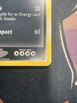 Dark Steelix 10/109 Holo Pokemon EX Team Rocket Returns NM- - Image 3
