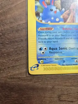 Pokemon TCG Azumarill 4/147 Aquapolis Rare Regular Stage 1 70 HP EN Himeno - Image 5