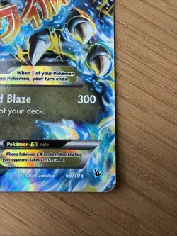 M Charizard EX Ultra Rare Flashfire Mega Holo Pokemon TCG 69/106 300 Attack 2014 - Image 4