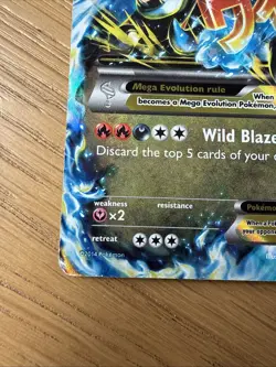 M Charizard EX Ultra Rare Flashfire Mega Holo Pokemon TCG 69/106 300 Attack 2014 - Image 5