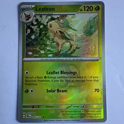 Pokemon Leafeon Reverse Holo Rare Stage 1 120 HP 70 005/131 Sv (Master Ball) pri - Image 1