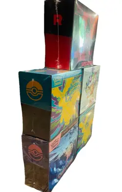 X5 Pokemon TCG Ascended Hero’s, Destined Rivals, Prismatic, Chaos Rising ETBS - Image 2