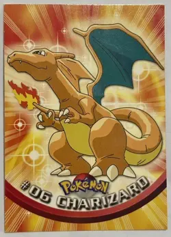 2000 Topps Pokemon #06 Charizard TV Animation Non-Holo Rare READ - Image 1