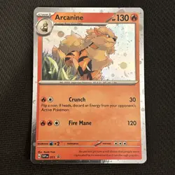 Arcanine 011 Holo Promo Scarlet & Violet Promo Pokemon NM/M *SWIRL* - Image 1