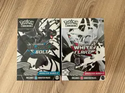 Pokemon TCG Black Bolt & White Flare Booster Bundle Brand New In Hand Free Ship - Image 1