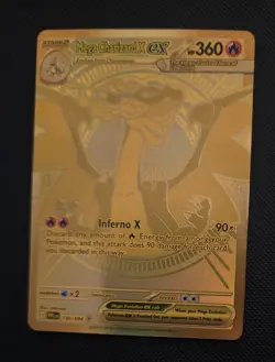 Pokemon TCG Mega Charizard X ex 130/094 Phantasmal Flames Hyper Rare FA Holo - Image 1