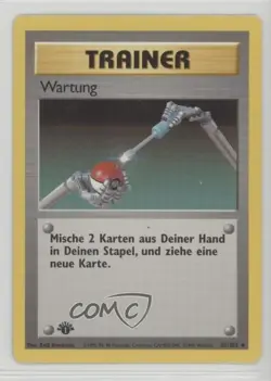 Maintenance German 1st Ed. Pokemon Base Set #83 1999 - Image 1