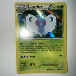 Pokemon TCG Butterfree 5/83 Generations Holo Rare Holo NM - Image 1