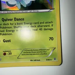 Pokemon TCG Butterfree 5/83 Generations Holo Rare Holo NM - Image 5