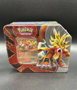 Pokemon TCG: Paradox Destinies Gouging Fire ex Tin / New - Image 1