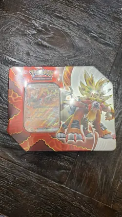 Pokemon TCG: Paradox Destinies Gouging Fire ex Tin / New - Image 2