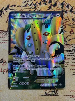 Pokemon Regigigas EX (99 Full Art) - Next Destinies (NXD) - 99/99 - Image 1