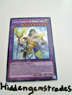 Yugioh! Dante, Pilgrim of the Burning Abyss CROS-EN084 Unlimited Pack Fresh!! - Image 1