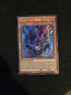 Yugioh Vijam The Cubic Seed MVP1-ENS32 Secret Rare 1st Ed - Image 1