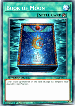Book of Moon - SGX1-EN115 - Common - 1st Edition Yugioh - Image 1