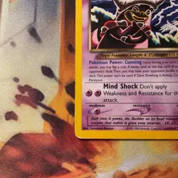 Dark Slowking (20/105) Rare Neo Destiny Set Pokemon Card - Image 3
