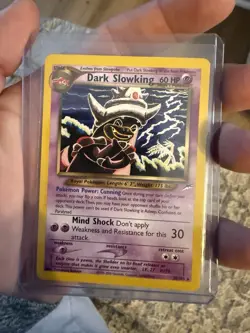 Pokemon TCG Dark Slowking Neo Destiny Card 20/105 Unlimited Rare - Image 1