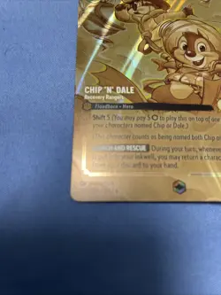 Chip 'n' Dale - Recovery Rangers 205/204 Enchanted Disney Lorcana English Card - Image 4