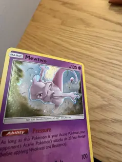 Mewtwo - SM77 Holo Promo Sun & Moon Promo Pokemon Near Mint - Image 3