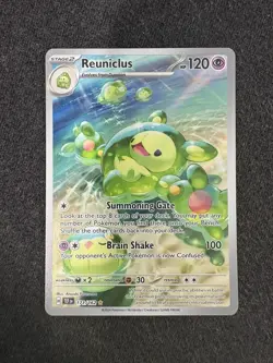 Pokemon TCG Reuniclus Card 171/162 S&V Temporal Forces Illustration Rare NM Holo - Image 1