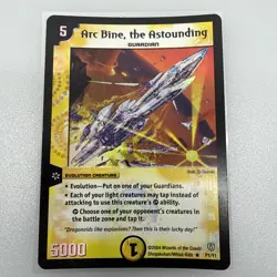 Duel Masters TCG Arc Bine, The Astounding P1/Y1 D-MAX Reward Promo Card WOTC - Image 1