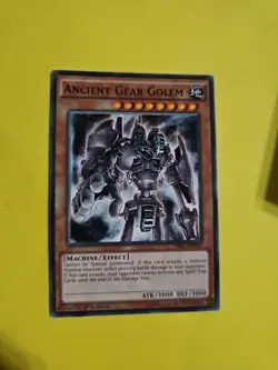 YU-GI-OH CARD: ANCIENT GEAR GOLEM - SR03-EN005 - 1ST EDITION - Image 1