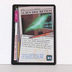 X-Files CCG Alien Discretion #XF96-0271v1 - EVENT Card - NM/M - Image 1
