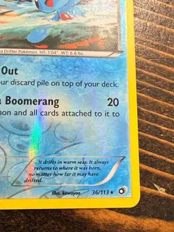 2013 Pokemon Basic Phione Holo 36/ 113 Card TCG - Image 4