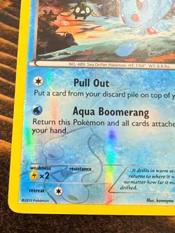 2013 Pokemon Basic Phione Holo 36/ 113 Card TCG - Image 5
