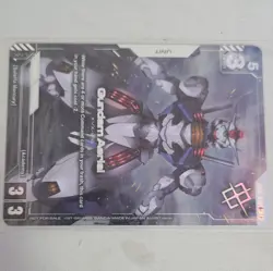 Bandai Gundam Card Game Gundam Aerial B001-070 R+ Holo Promo Not For Sale - Image 3