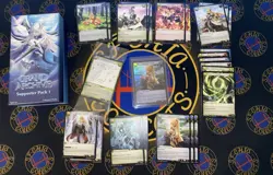 Grand Archive Convention Exclusive Supporter Pack 1 Full Box Opened W/ All Cards - Image 1