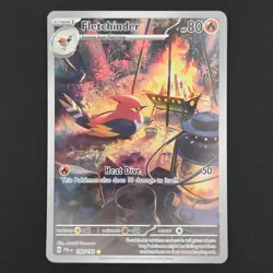 Pokemon TCG Card Fletchinder 199/193 Paldea Evolved Illustration Rare - NM - Image 1