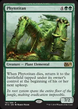 Phytotitan - Medium Play MTG Magic 2015 Core Set - Image 1