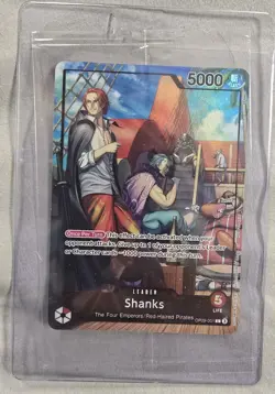 Shanks (2025 PSA Magazine Promo) OP09-001 One Piece Promotion Card Sealed - Image 1