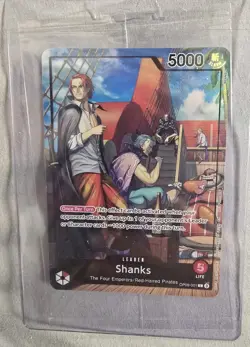 Shanks (2025 PSA Magazine Promo) OP09-001 One Piece Promotion Card Sealed - Image 2